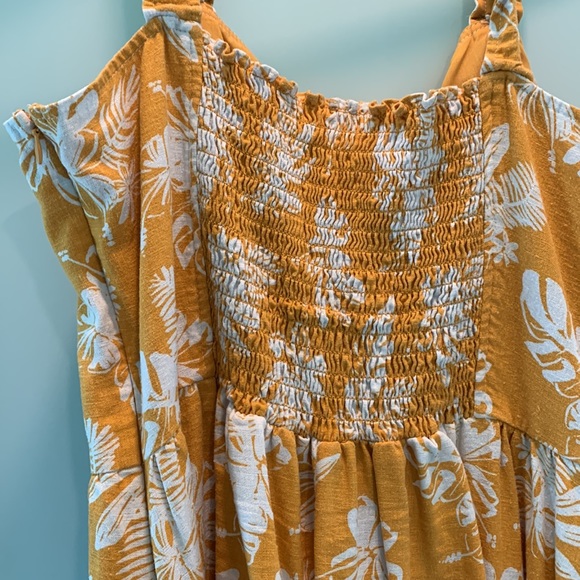 NWT Tommy Hilfiger Women's Linen Blend Essential Sleeveless Floral Dress - Picture 2 of 7